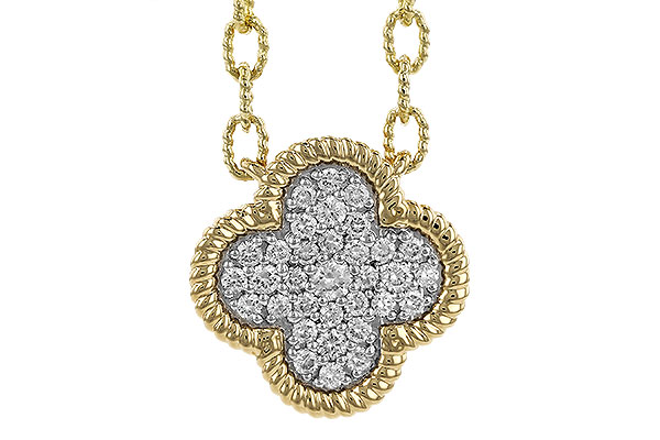 K319-81052: NECKLACE .32 TW (18")
