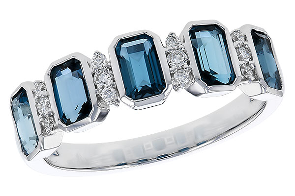 K320-66489: LDS RG 1.46 TW LONDON BLUE TOPAZ 1.58 TGW