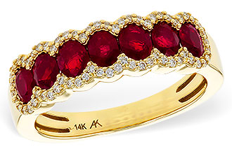 K320-71016: LDS WED RG 1.40 TW RUBY 1.57 TGW