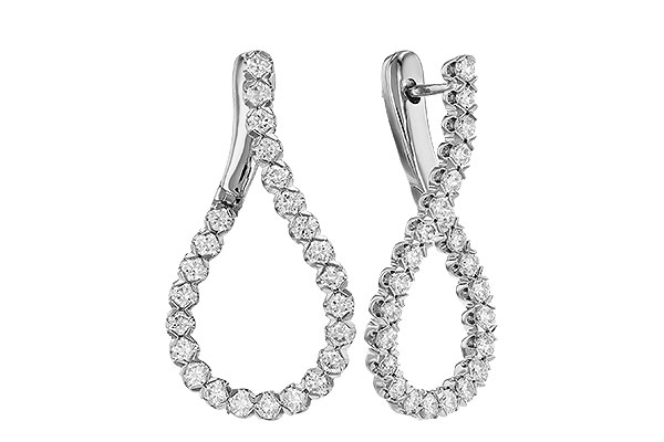 K321-54689: EARRINGS 1.50 TW