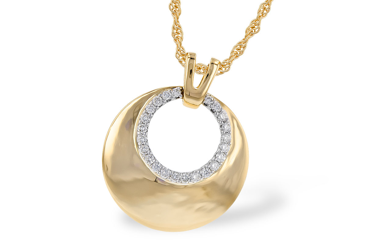 L318-90180: NECKLACE .16 TW