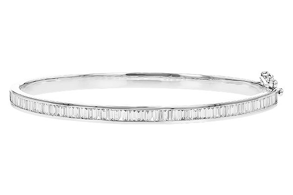 L319-73807: BANGLE 1.02 TW BAGUETTE DIAMONDS