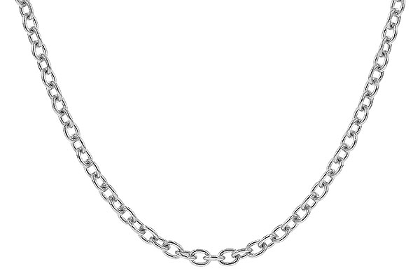 L319-79216: CABLE CHAIN (1.3MM, 14KT, 18IN, LOBSTER CLASP)