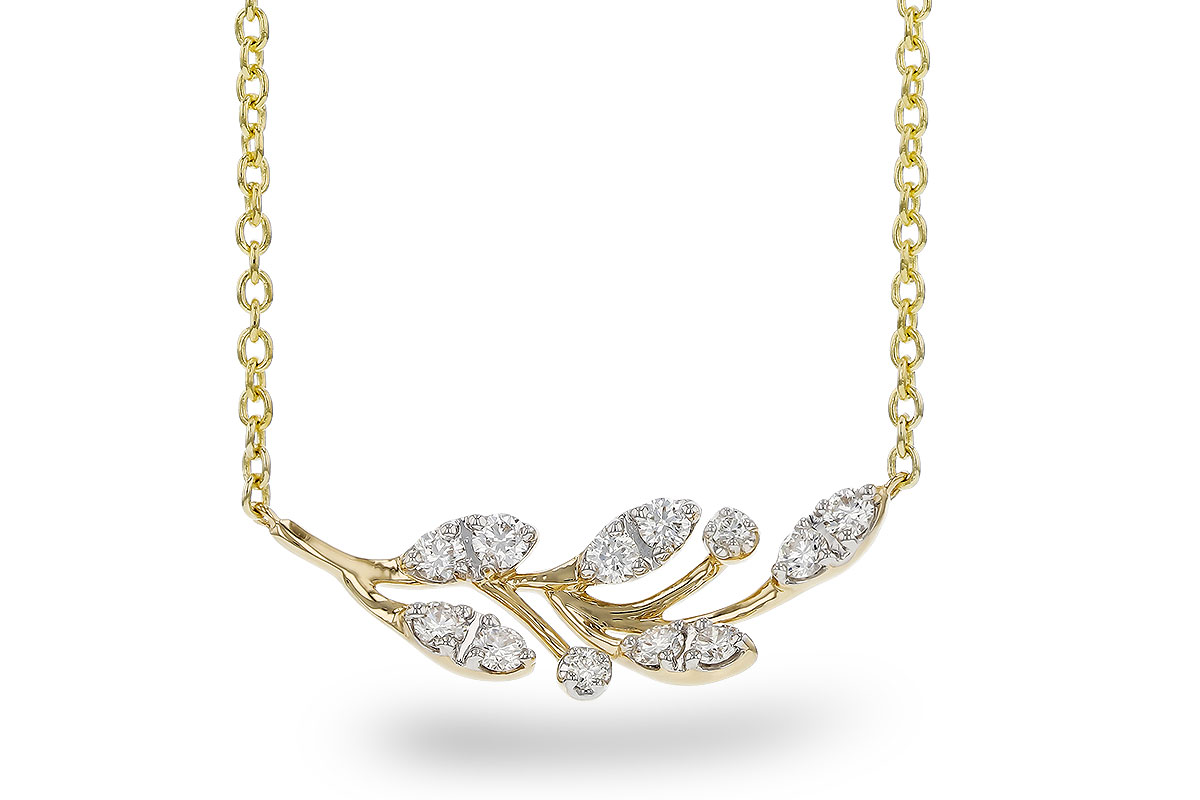 L320-66461: NECKLACE .32 TW (18")