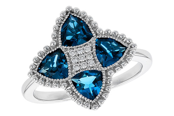 L320-68280: LDS RG 1.62 LONDON BLUE TOPAZ 1.66 TGW