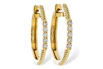 L320-68343: EARRINGS .11 TW