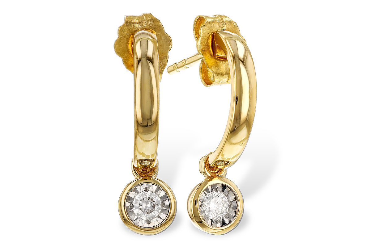 L320-70143: EARRINGS .10 TW