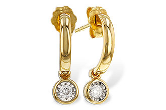 L320-70143: EARRINGS .10 TW