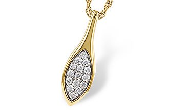 L320-70180: NECKLACE .20 TW
