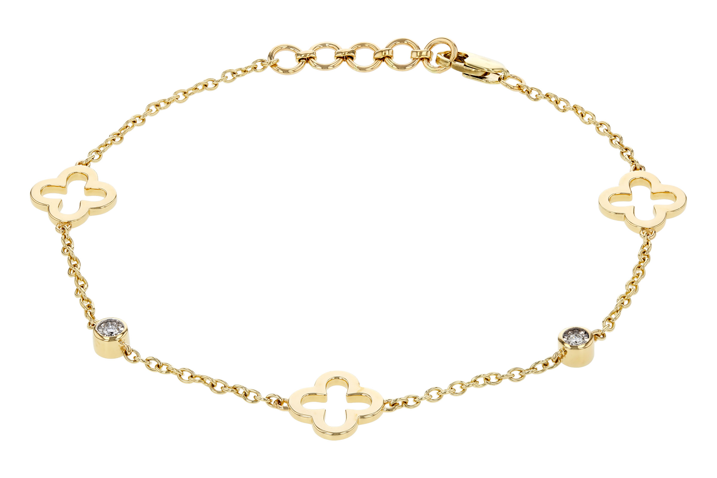 L321-55598: BRACELET .06 TW (7.25")