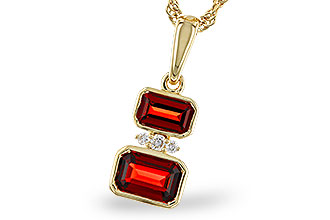 M320-65607: NECK .98 TW GARNET 1.01 TGW