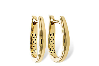 M320-69252: GOLD EARRINGS (15MM)