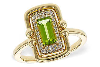 M320-71925: LDS RG .72 PERIDOT .84 TGW (8x4MM PER)