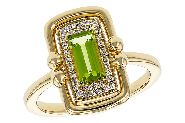 M320-71925: LDS RG .72 PERIDOT .84 TGW (8x4MM PER)