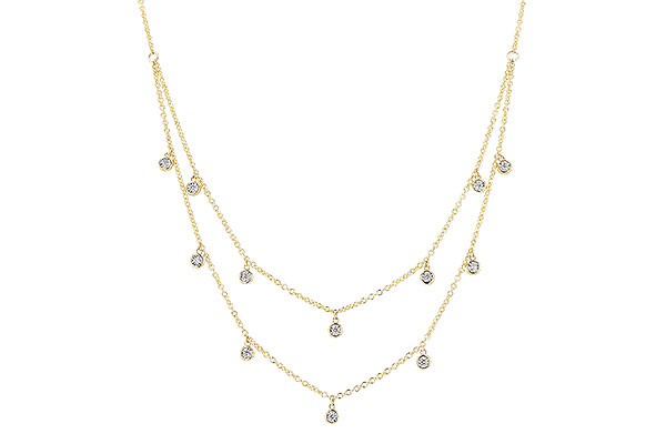 K319-73807: NECKLACE .22 TW (18 INCHES)